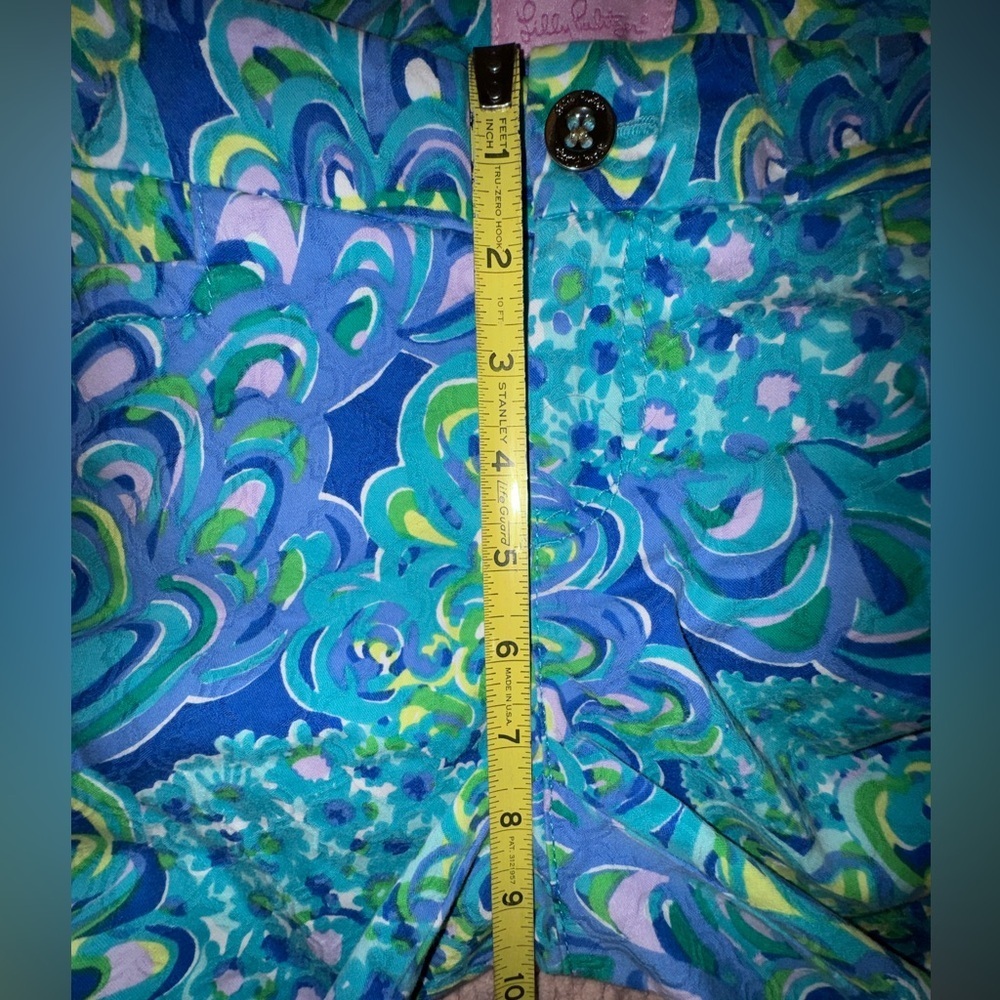 Lilly Pulitzer Sea Blue Lilly's Lagoon Kelli Pants size 4 - Picture 6 of 12
